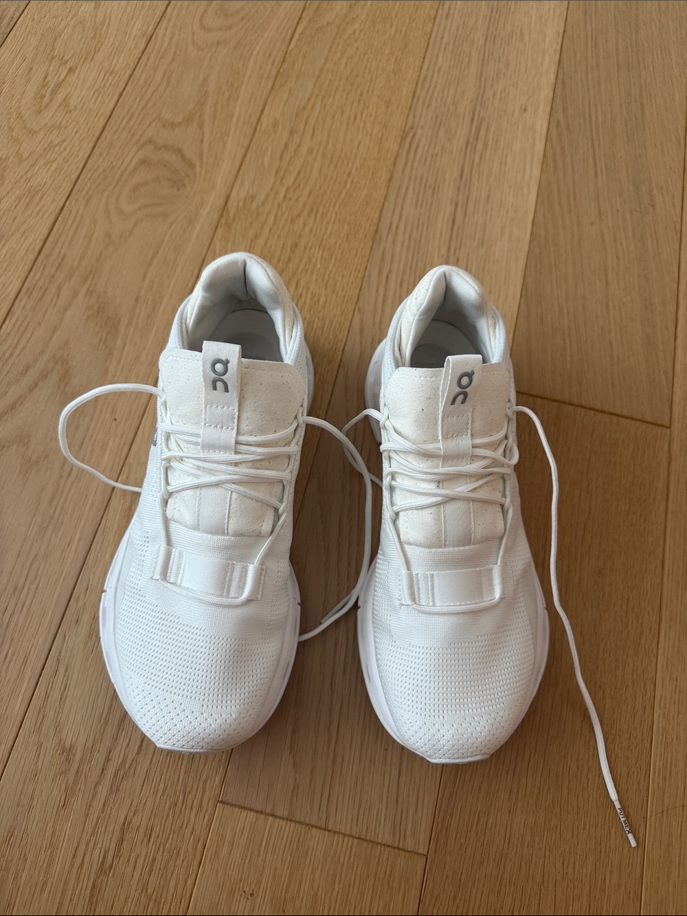 On Cloudnova All-White Sneakers